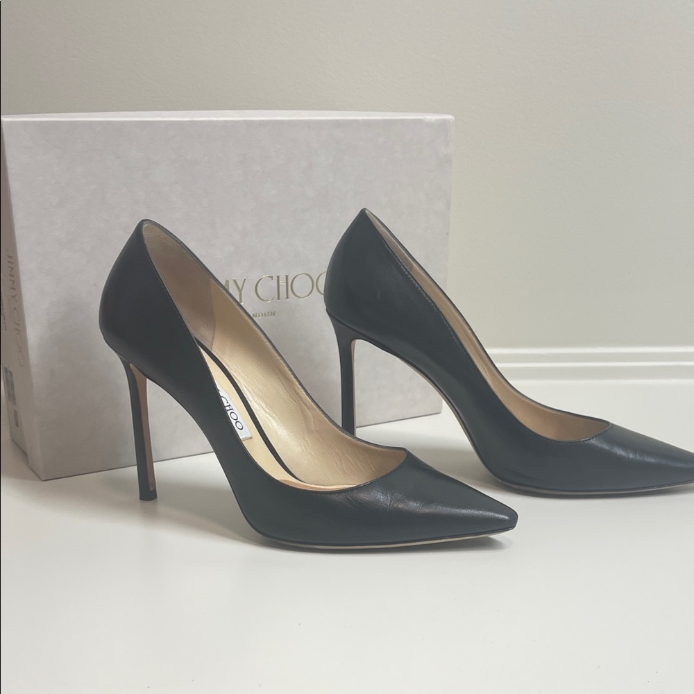 Jimmy Choo Romy Leather Heels